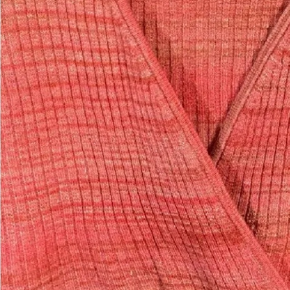 Small   American Eagle Women's Red Space Dyed Faux Wrap
Cropped Sweater - Picture 5 of 11